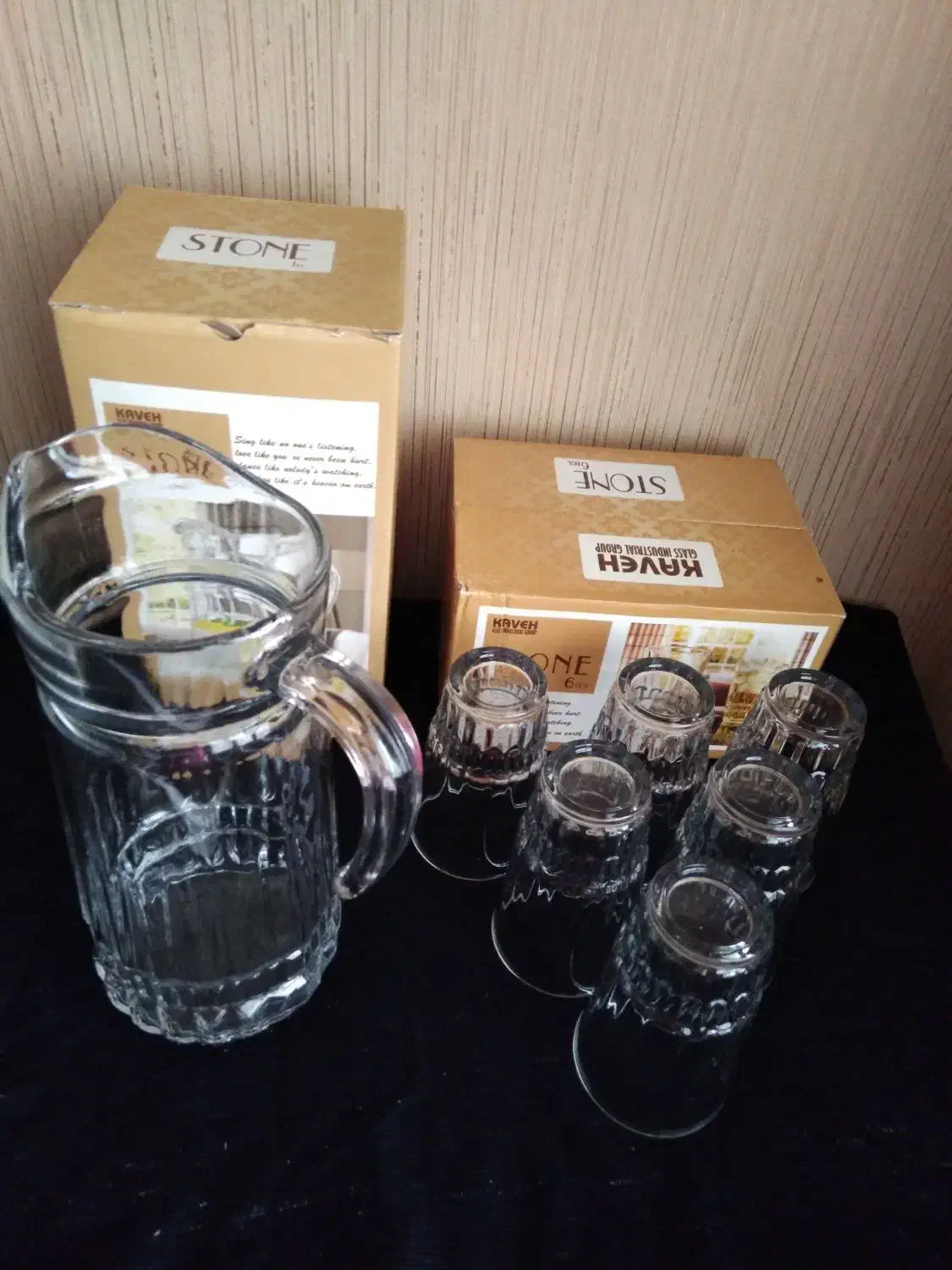 پارچ و لیوان نو|ظروف سرو و پذیرایی|مشهد, هفت تیر (نه دره)|دیوار