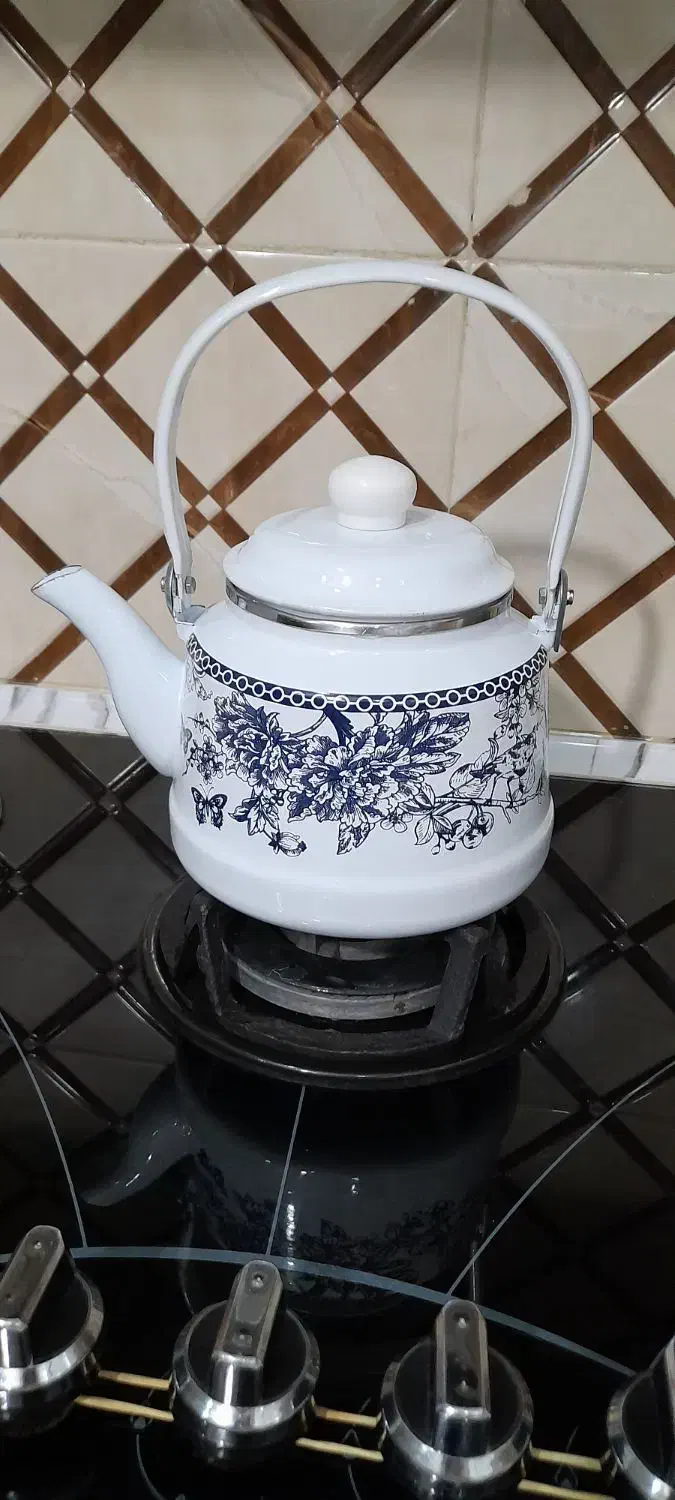 کتری قوری لعابی|قوری، کتری، قهوهساز دستی|صباشهر, |دیوار