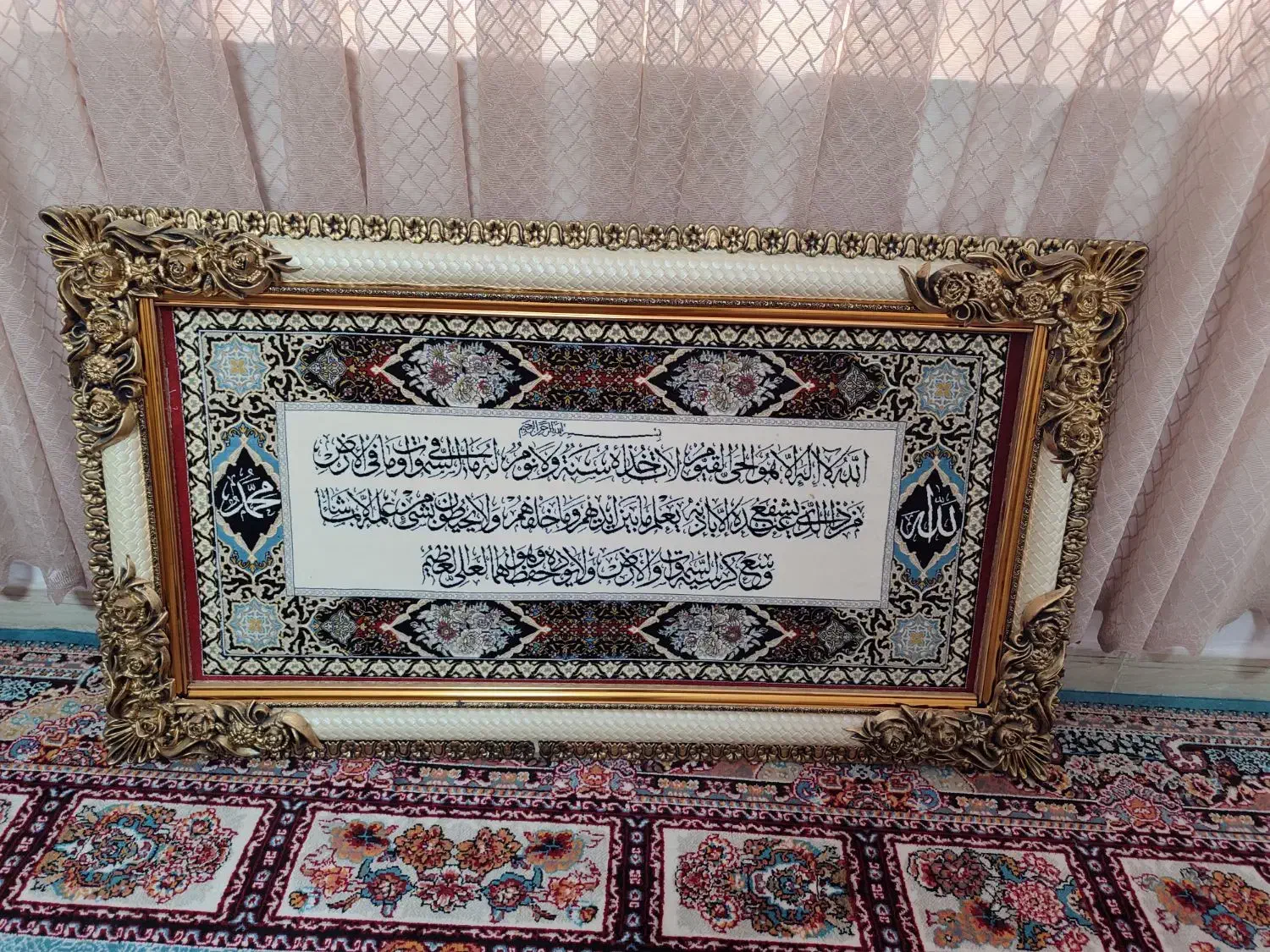 تابلو فرش نو و تمیز|تابلو فرش|مشهد, طلاب|دیوار