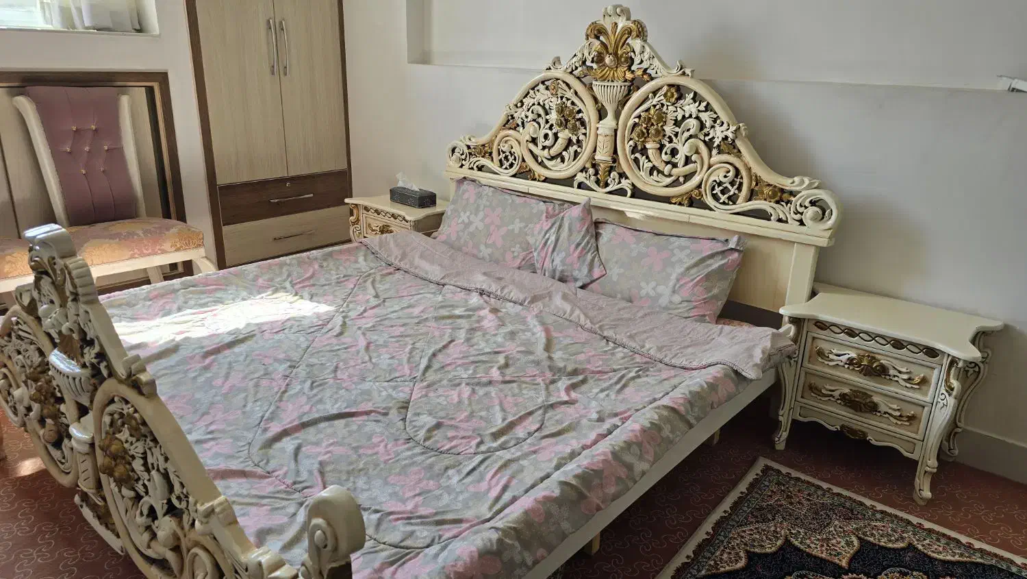 سرویس خواب دونفره|تخت و سرویس خواب|خمینی‌شهر, |دیوار