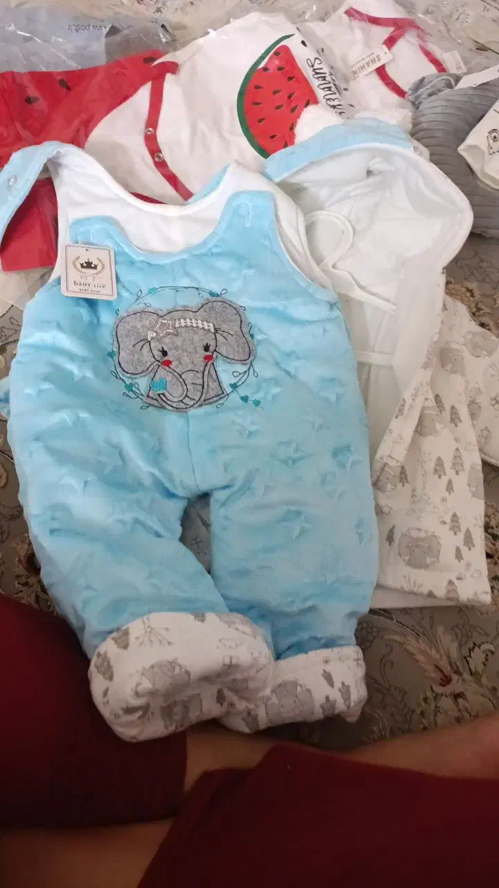 کاپشن دوتیکه نوزادی نونو|کفش و لباس بچه|خرم‌آباد, |دیوار