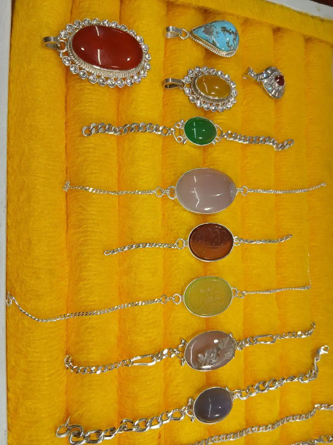 دستبند نقره|جواهرات|مهریز, |دیوار