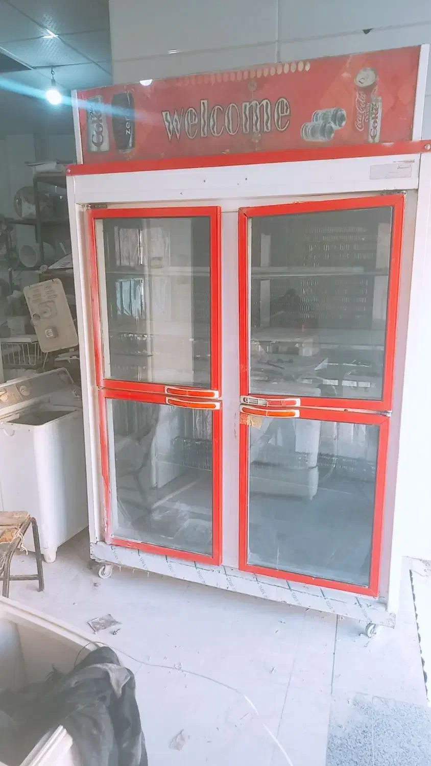 یخچال ۴درب مغازه ای موتور دانفوس اصلی برند آلمان|یخچال و فریزر|لردگان, |دیوار