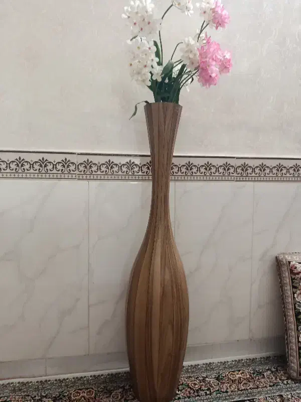 گلدان بامبو با گل مصنوعی|گل مصنوعی|پاکدشت, پاکدشت (مامازند)|دیوار