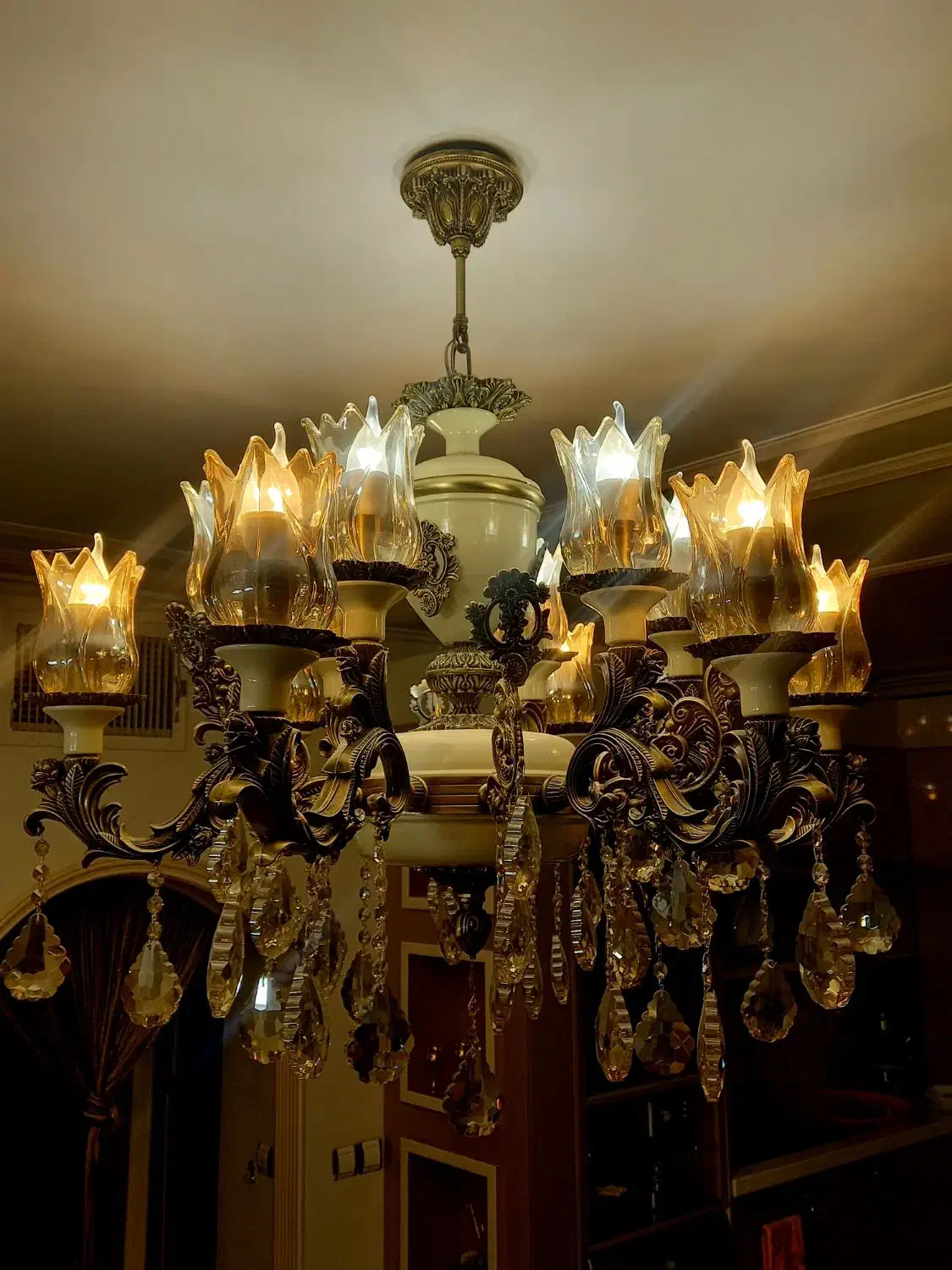 لوستر|لوستر و چراغ آویز|شاهرود, |دیوار