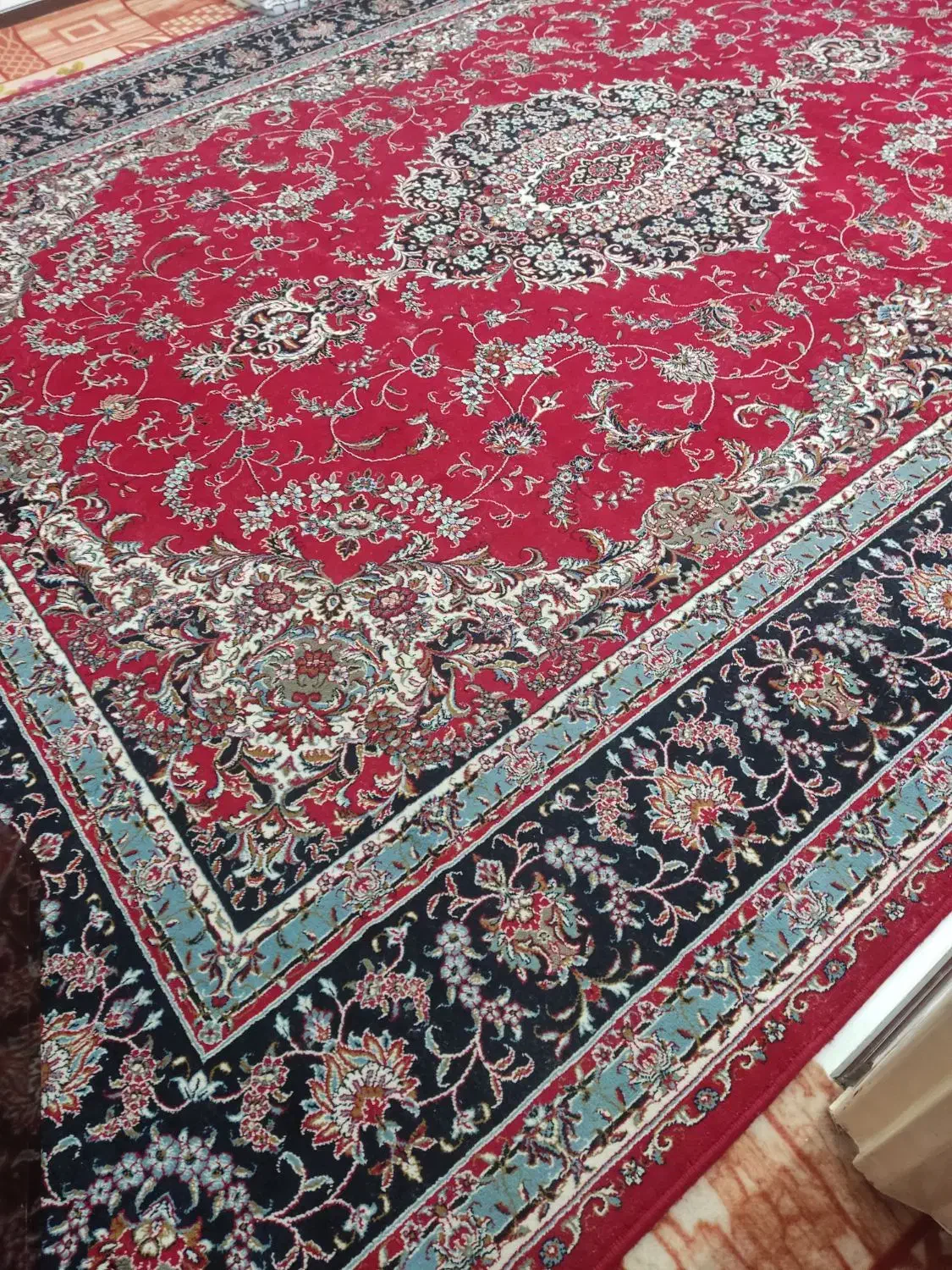 فروش فرش یک جفت.|فرش|گلپایگان, |دیوار