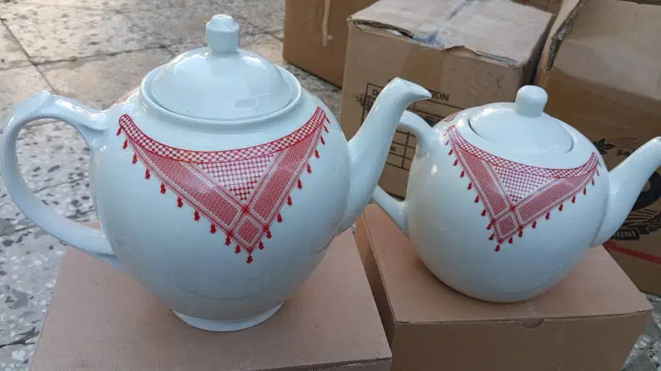 چینی طرح چفیه عربی|ظروف سرو و پذیرایی|شادگان, |دیوار