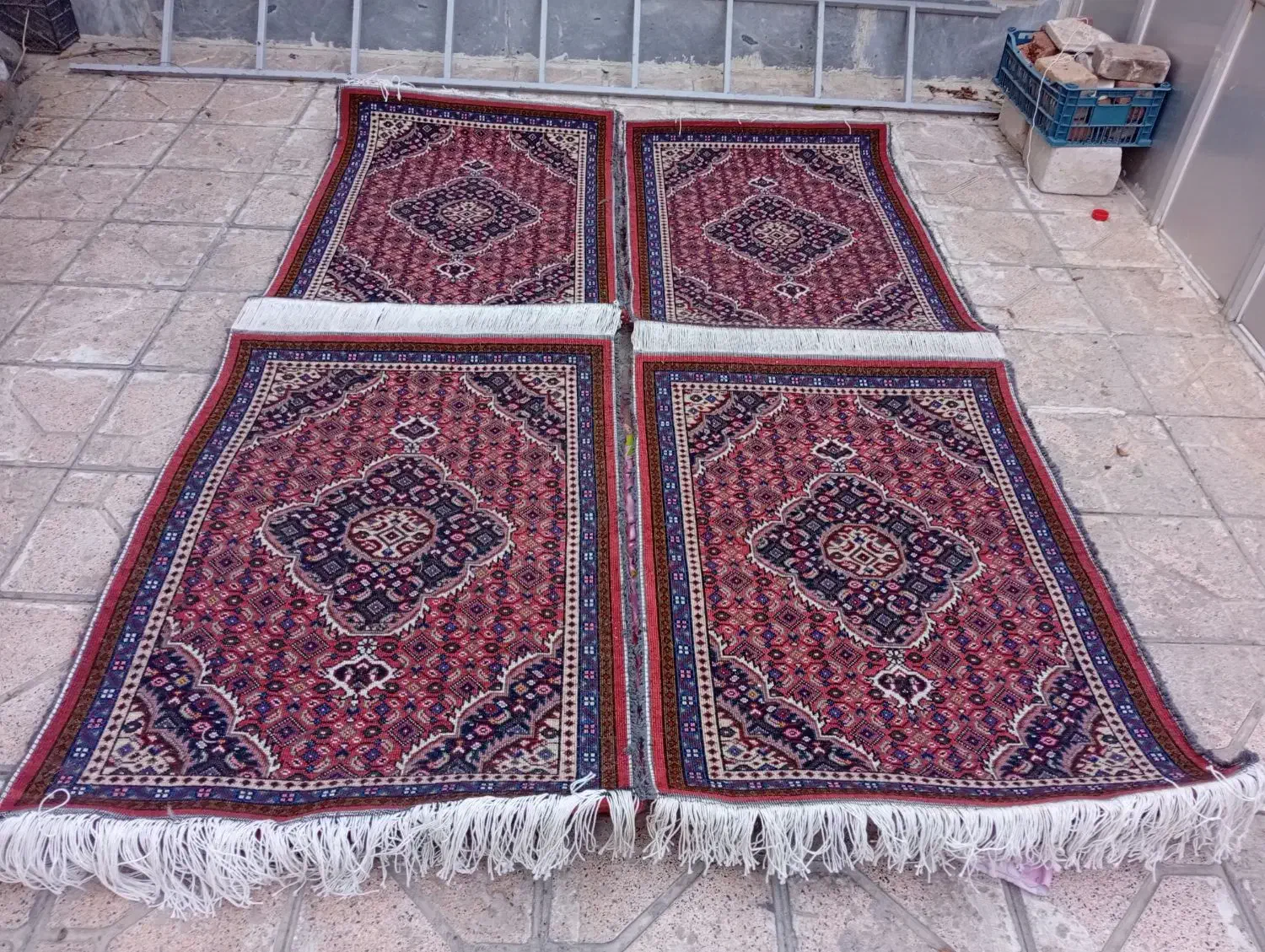 فرش قاپیچی(پادری) ۲ جفت (۴عدد)|فرش|اردبیل, |دیوار