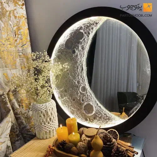 تابلو،ماه،آینه ،ساعت|صنایع دستی و سایر لوازم تزئینی|اردبیل, |دیوار