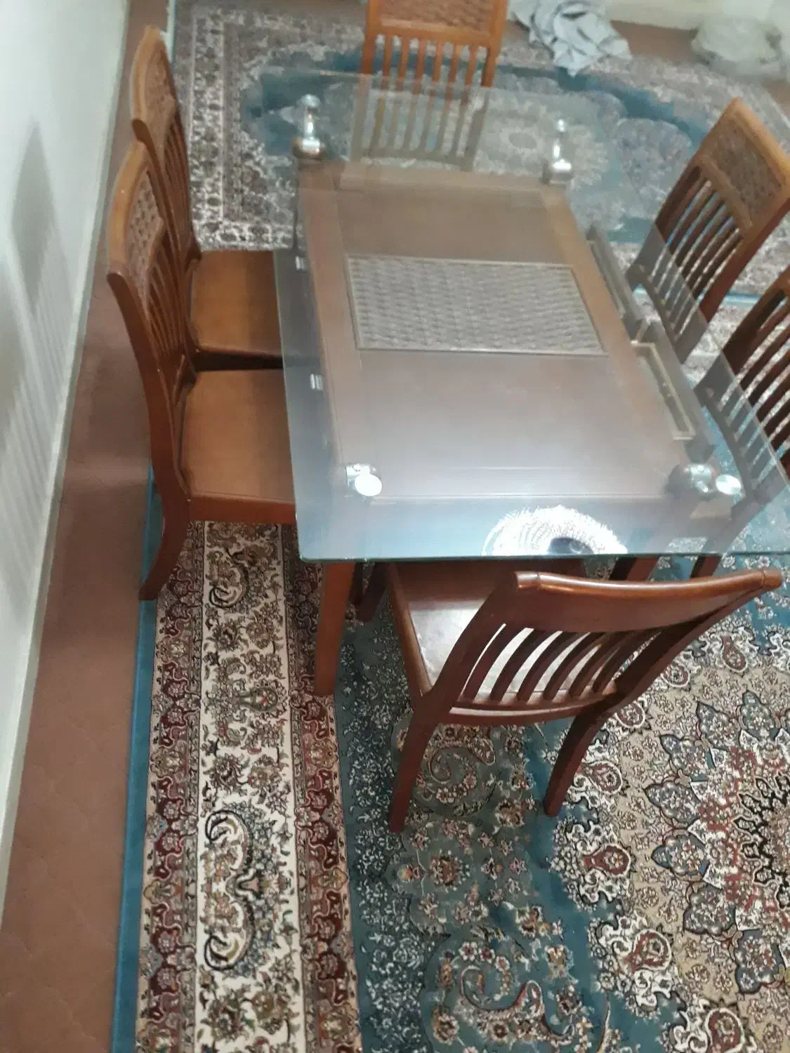 میز ناهار خوری ۶ نفره|میز و صندلی غذاخوری|تهران, منیریه|دیوار