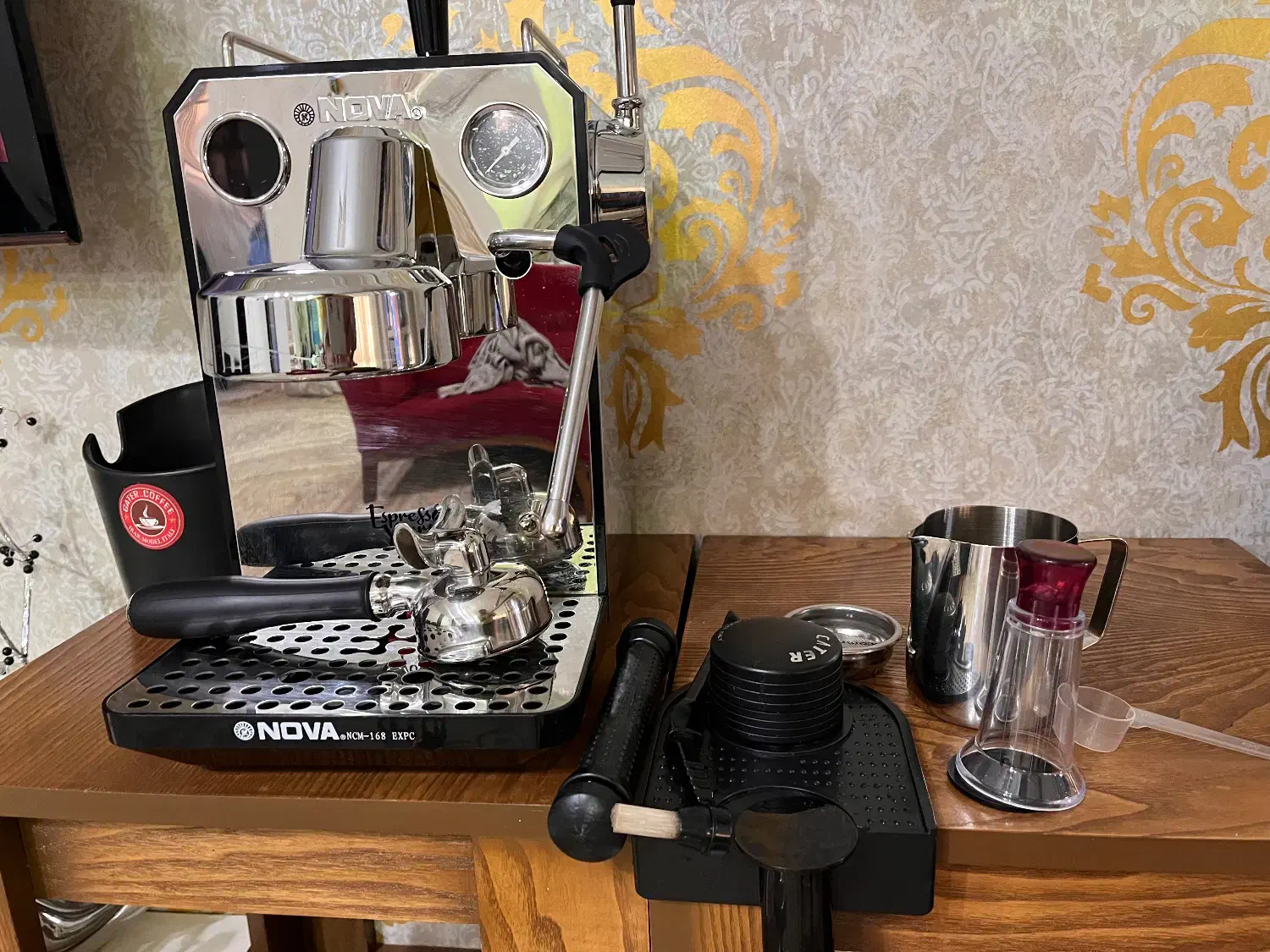 قهوه ساز نیمه صنعتی نوا 168|سماور، چای‌ساز، قهوه‌ساز|دوگنبدان, |دیوار