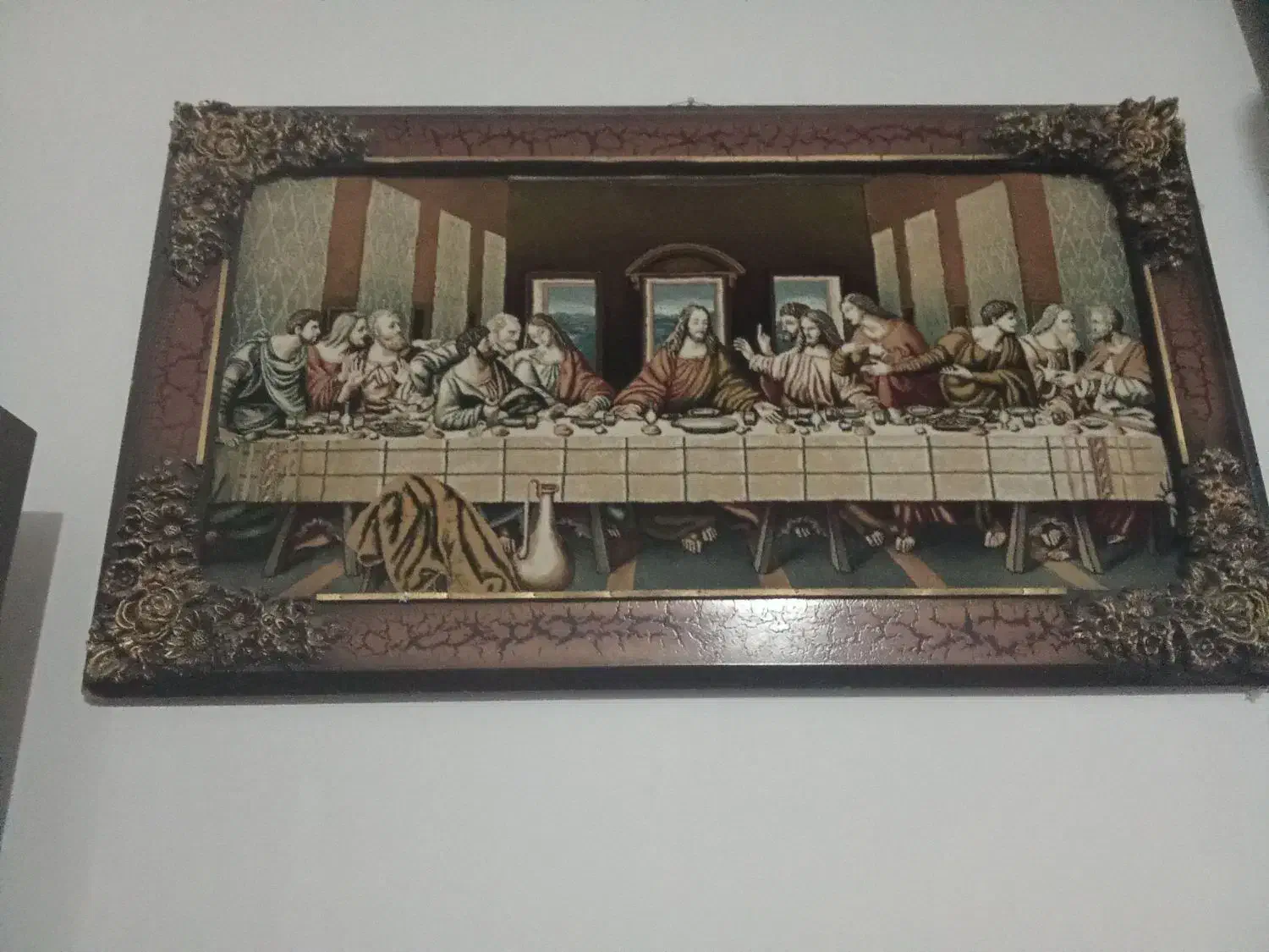 تابلو فرش شام اخر|تابلو فرش|ارومیه, |دیوار