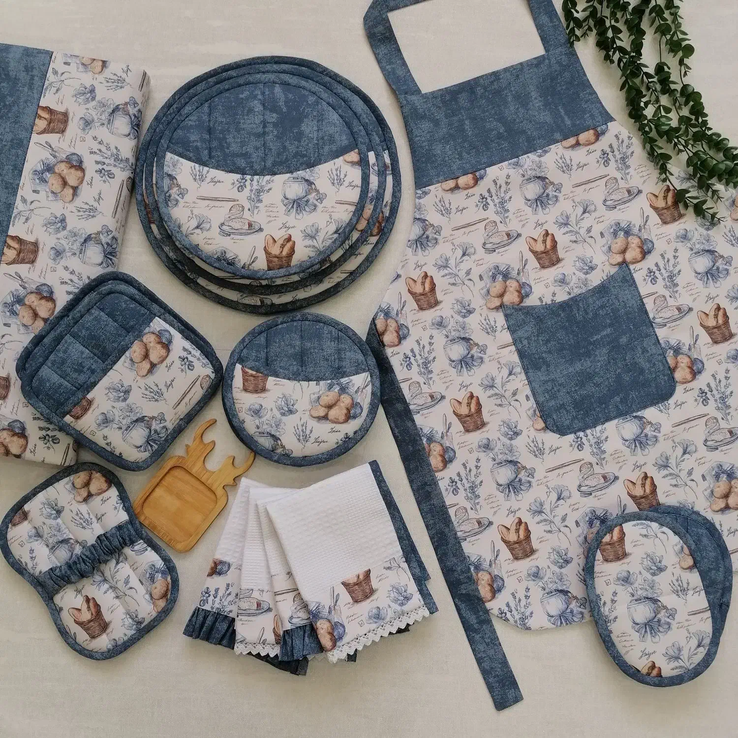 سرویس آشپزخانه جهیزیه عروس|سفره، حوله، دستمال آشپزخانه|کرمان, |دیوار