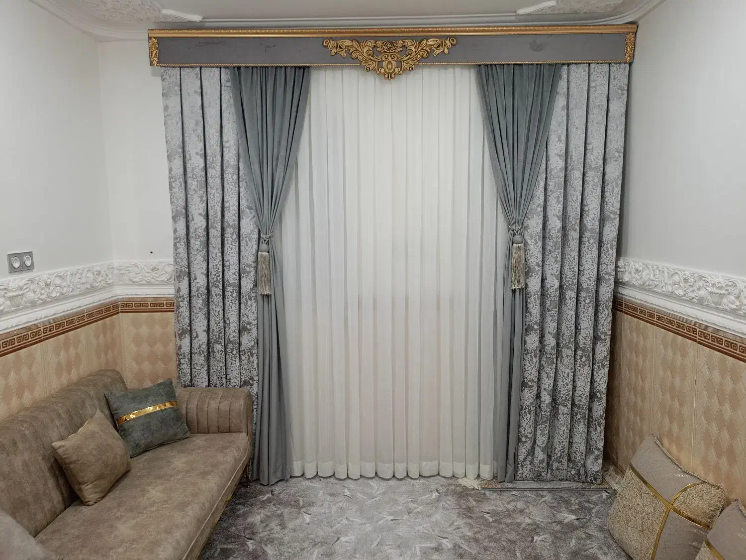 نصب و شستشوی پرده|خدمات پیشه و مهارت|میناب, |دیوار