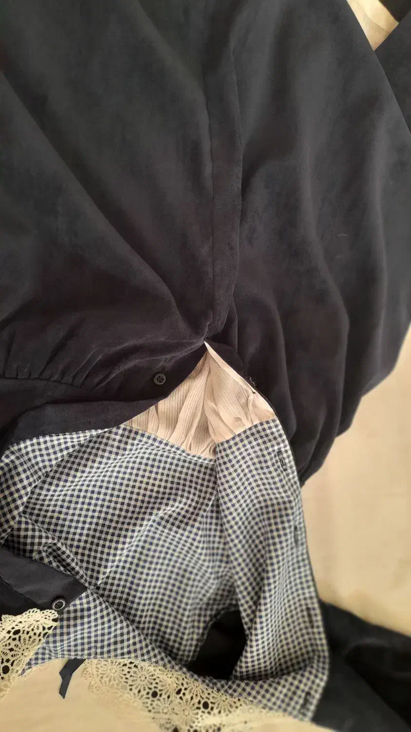 پیراهن مخمل کتان دخترانه|کفش و لباس بچه|اراک, |دیوار