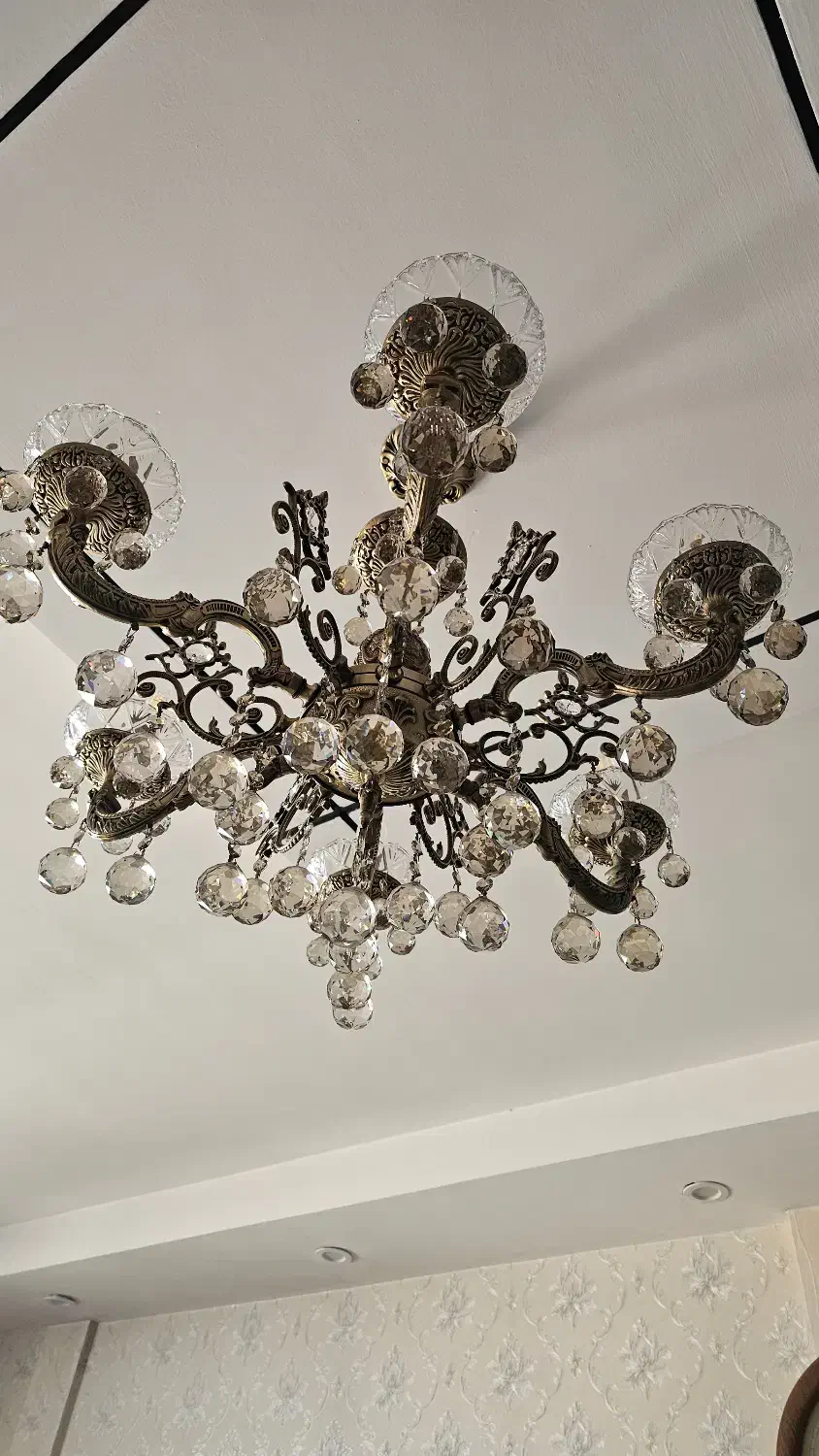 لوستر برنجی|لوستر و چراغ آویز|مشهد, اقبال|دیوار