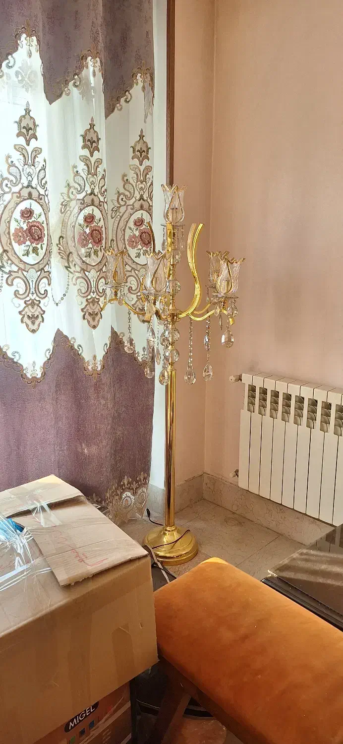 دو عدد لوستر ست همراه با جار (کنارسالنی)|لوستر و چراغ آویز|تهران, نیروی هوایی (پیروزی)|دیوار