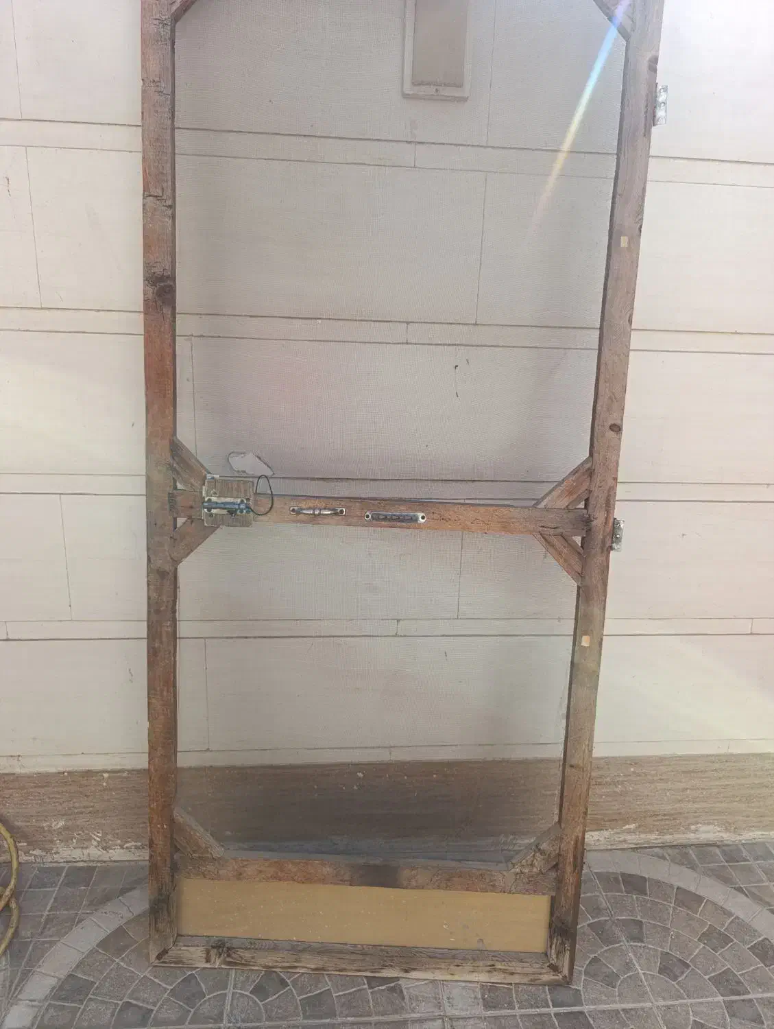 درب چوبی توری سالم|مصالح و تجهیزات ساختمان|تاکستان, |دیوار