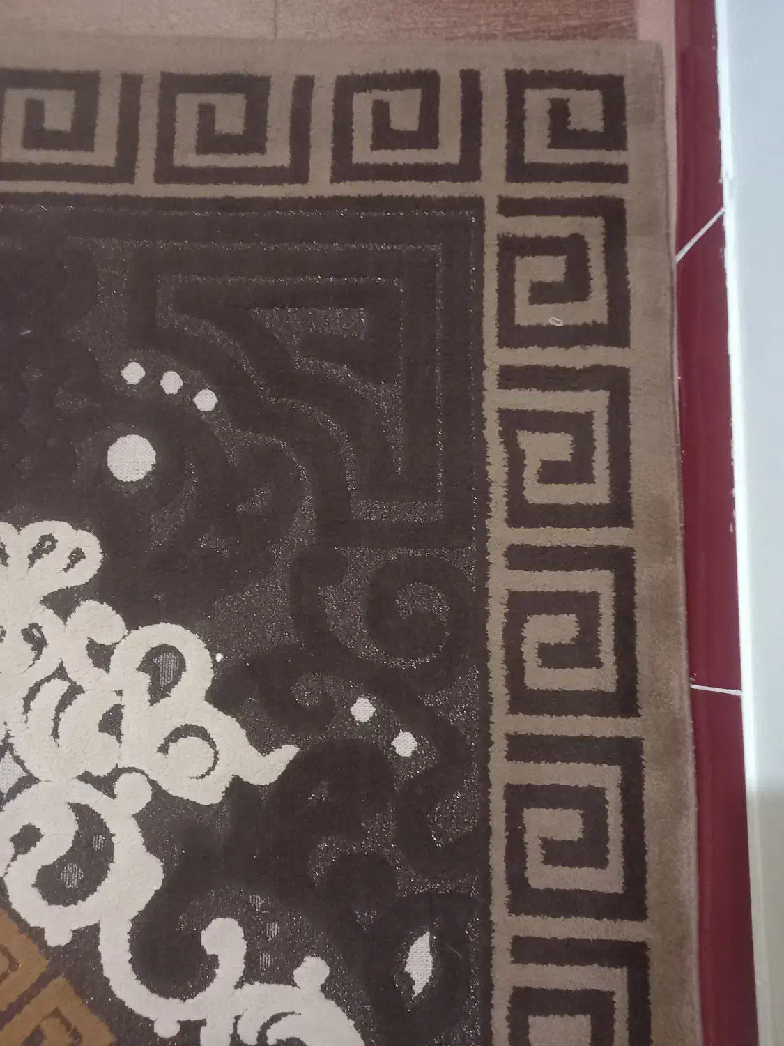 فرش فانتزی ۴متری تمیز|فرش|ماهدشت, |دیوار