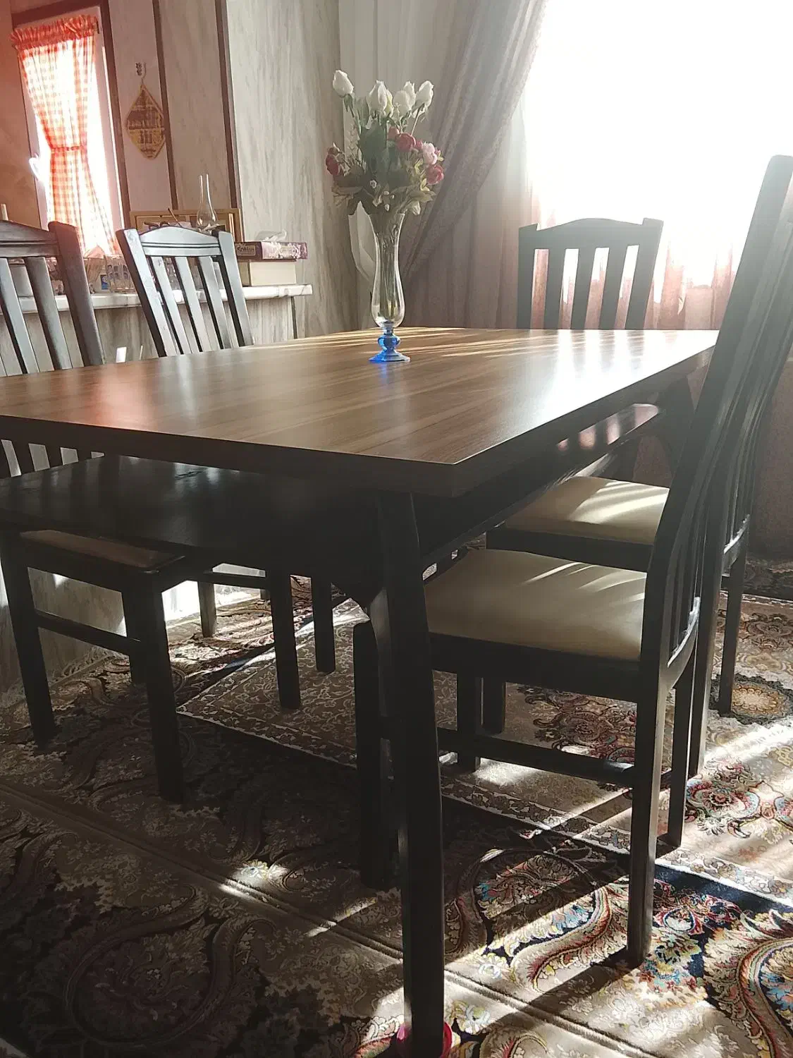 میز ناهار خوری ۶ نفره چوبی.|میز و صندلی غذاخوری|پردیس, فاز ۳|دیوار