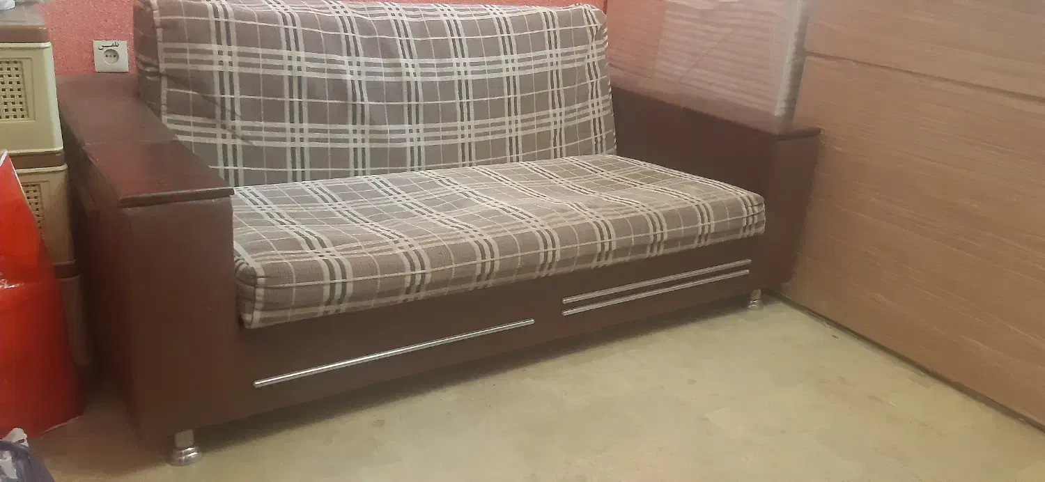 کاناپه تختخواب‌شو دومبل تکی یک میزدکوری|مبلمان خانگی و میز عسلی|تهران, حشمتیه|دیوار