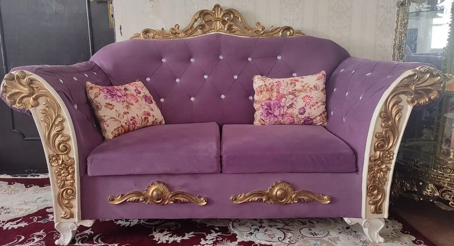 مبل کلاسیک 9نفره به همراه میز غذا خوری 4 نفره|مبلمان خانگی و میز عسلی|خوی, |دیوار