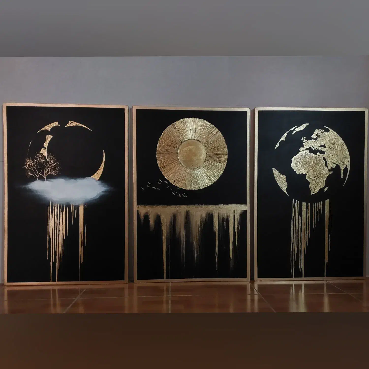 تابلو آفرینش|تابلو، نقاشی، عکس|رشت, شهرک قدس|دیوار