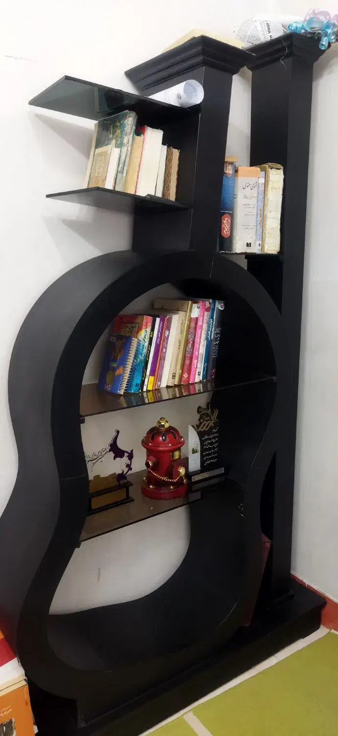 بوفه، کتابخانه|کتابخانه، شلف، قفسههای دیواری|بروجرد, |دیوار