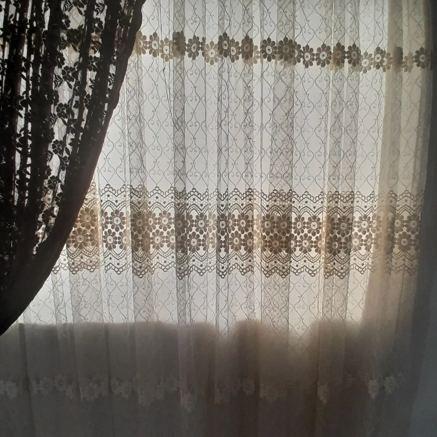 پرده وکتیبه وآستری.والون.پرده پذیرایی.|پرده، رانر، رومیزی|لنگرود, |دیوار