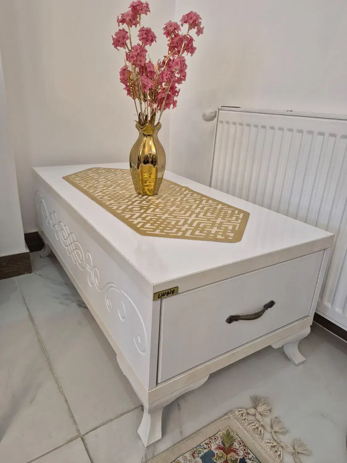 فروش فوری میز جلو مبلی کشودار ام دی اف|مبلمان خانگی و میز عسلی|قائم‌شهر, |دیوار