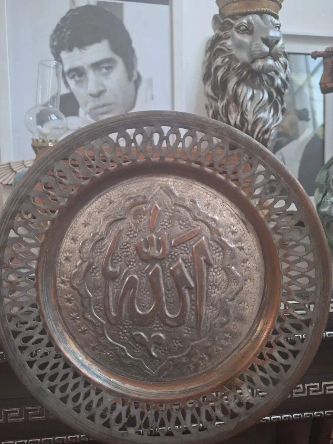 تابلو مسی الله عتیقه|کلکسیون اشیاء عتیقه|قم, شهرک قدس|دیوار