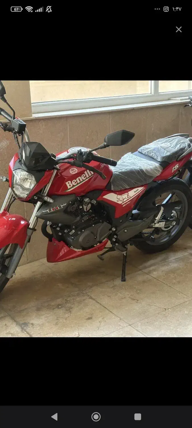 بنلی 150 قرمز صفر|موتورسیکلت|تهران, آبشار|دیوار
