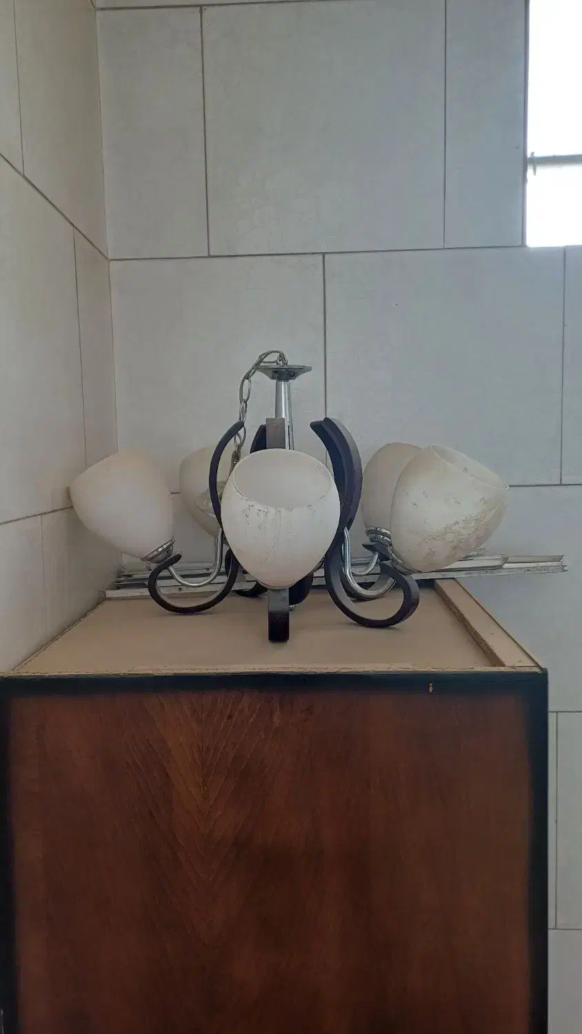 لوستر چوبی|لوستر و چراغ آویز|اصفهان, پروین|دیوار