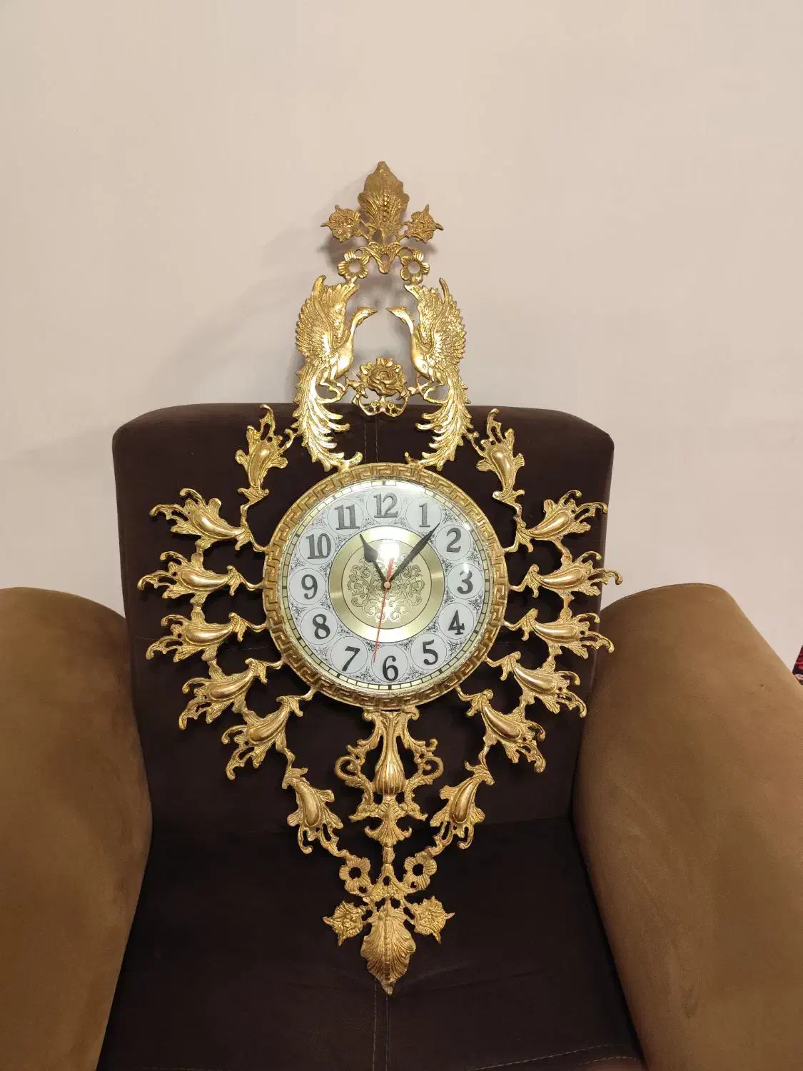 ساعت دیواری برنج|ساعت دیواری و تزئینی|آذرشهر, |دیوار