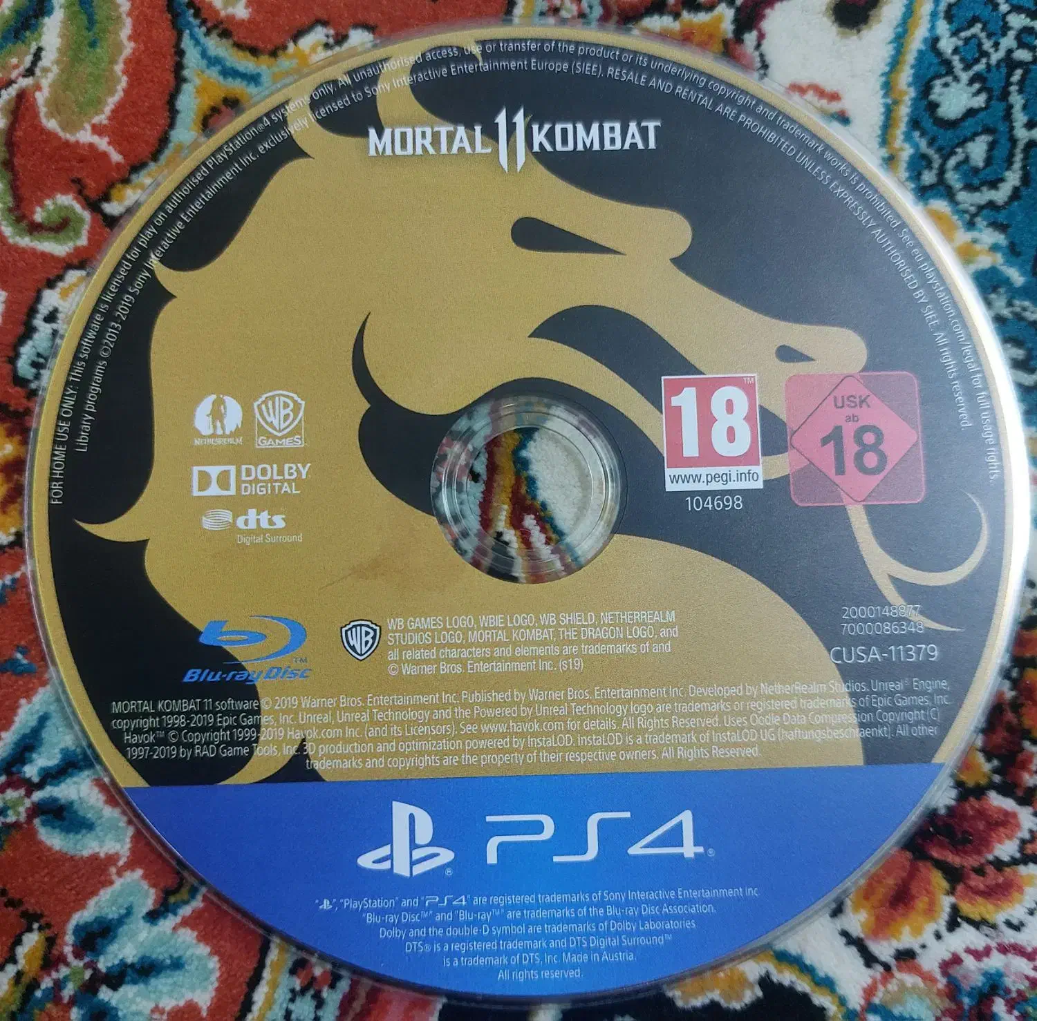 دیسک بازی مورتال کامبت ۱۱ ps4|کنسول، بازی ویدئویی و آنلاین|بجنورد, |دیوار