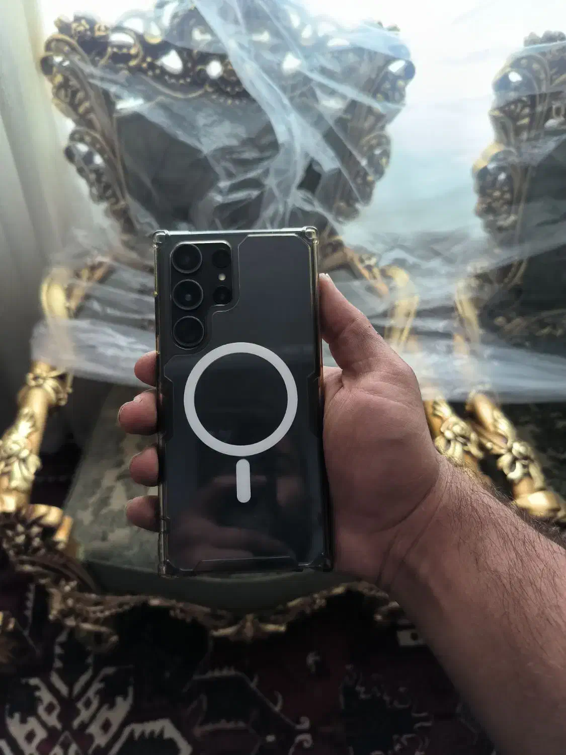 s23ultara معاوضه با ایفون 13پرومکس|موبایل|تبریز, |دیوار