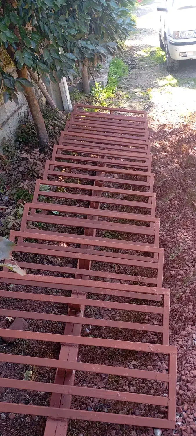 پله کارگاهی آهنی قوطی|مصالح و تجهیزات ساختمان|قائم‌شهر, |دیوار