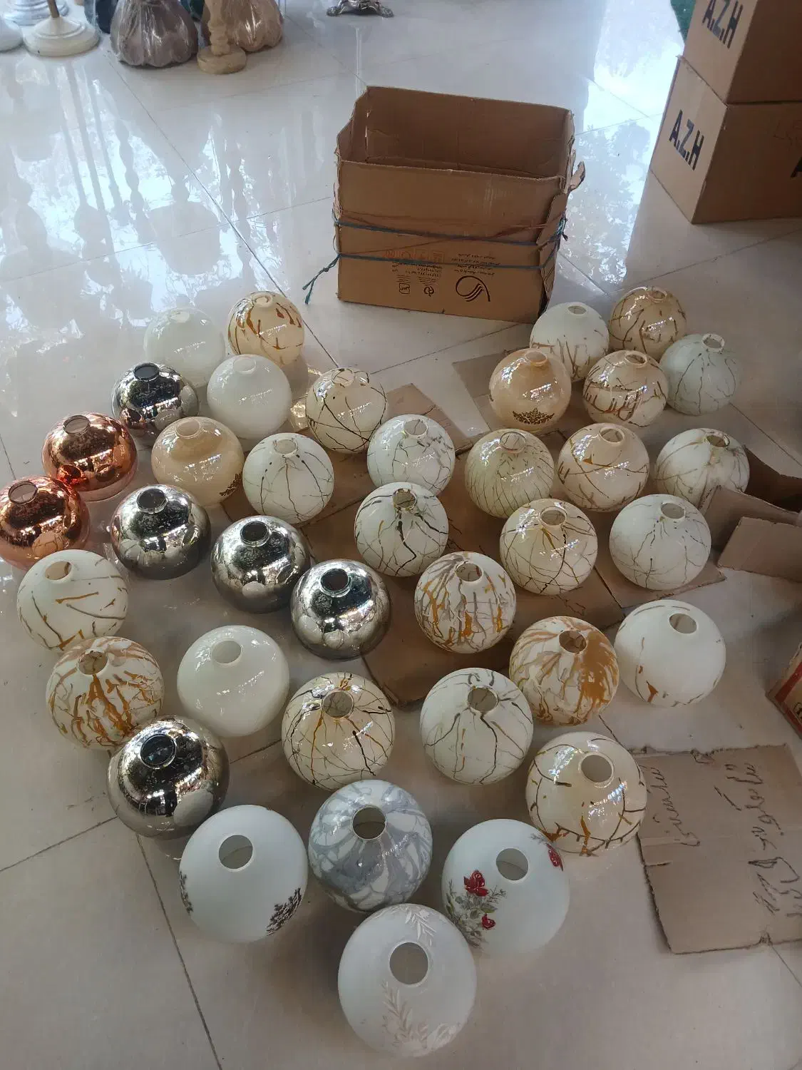 حباب لوستر|لوستر و چراغ آویز|گرگان, |دیوار