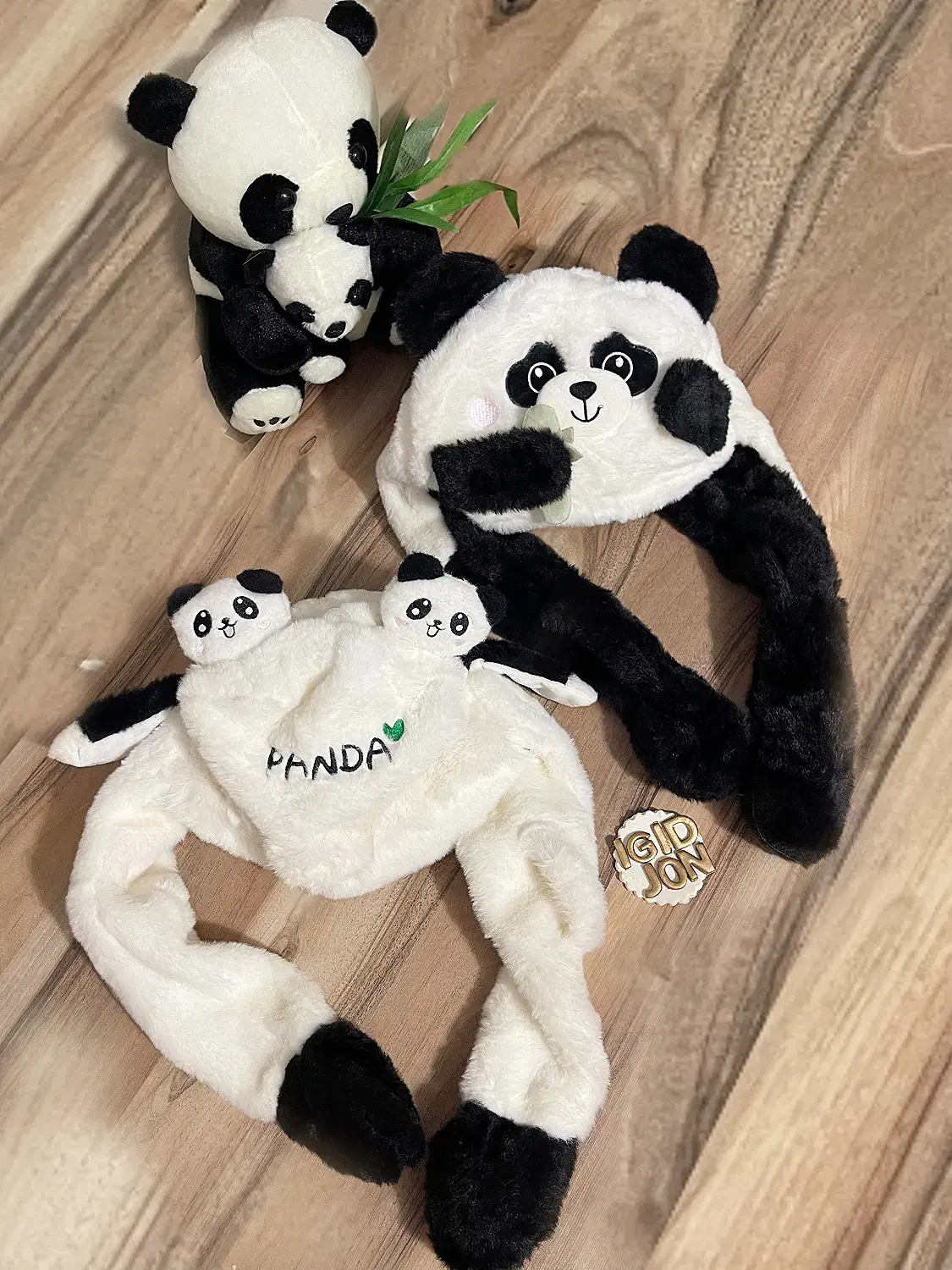 کلاه پمپی گوشگیر پاندا کرومی صورتی کلاه گوش دار|کفش و لباس بچه|تهران, دکتر هوشیار|دیوار