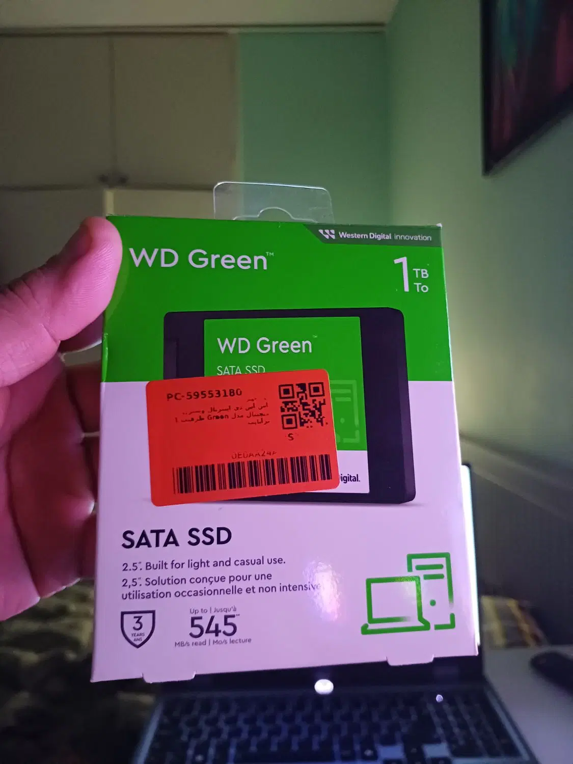 ssd 1 tb wd green|قطعات و لوازم جانبی رایانه|تهران, هلال احمر|دیوار