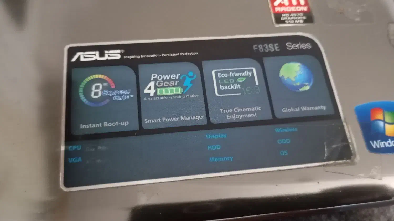 لپتاب ایسوس سری F83SE|رایانه همراه|رشت, پیرکلاچای|دیوار