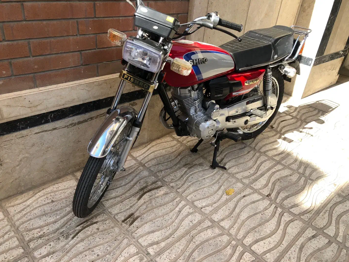 هندا ۱۲۵ مدل ۴۰۳ استارتی|موتورسیکلت|تهران, باغ خزانه|دیوار