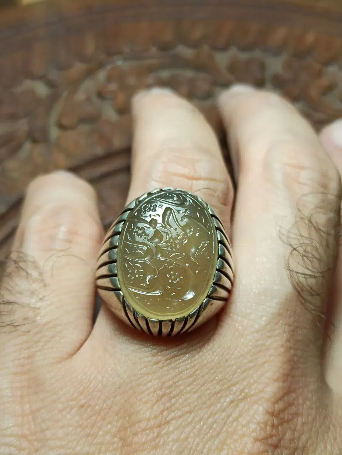 انگشتر خط یا رحمه العالمین|جواهرات|رشت, شهرک صبا|دیوار