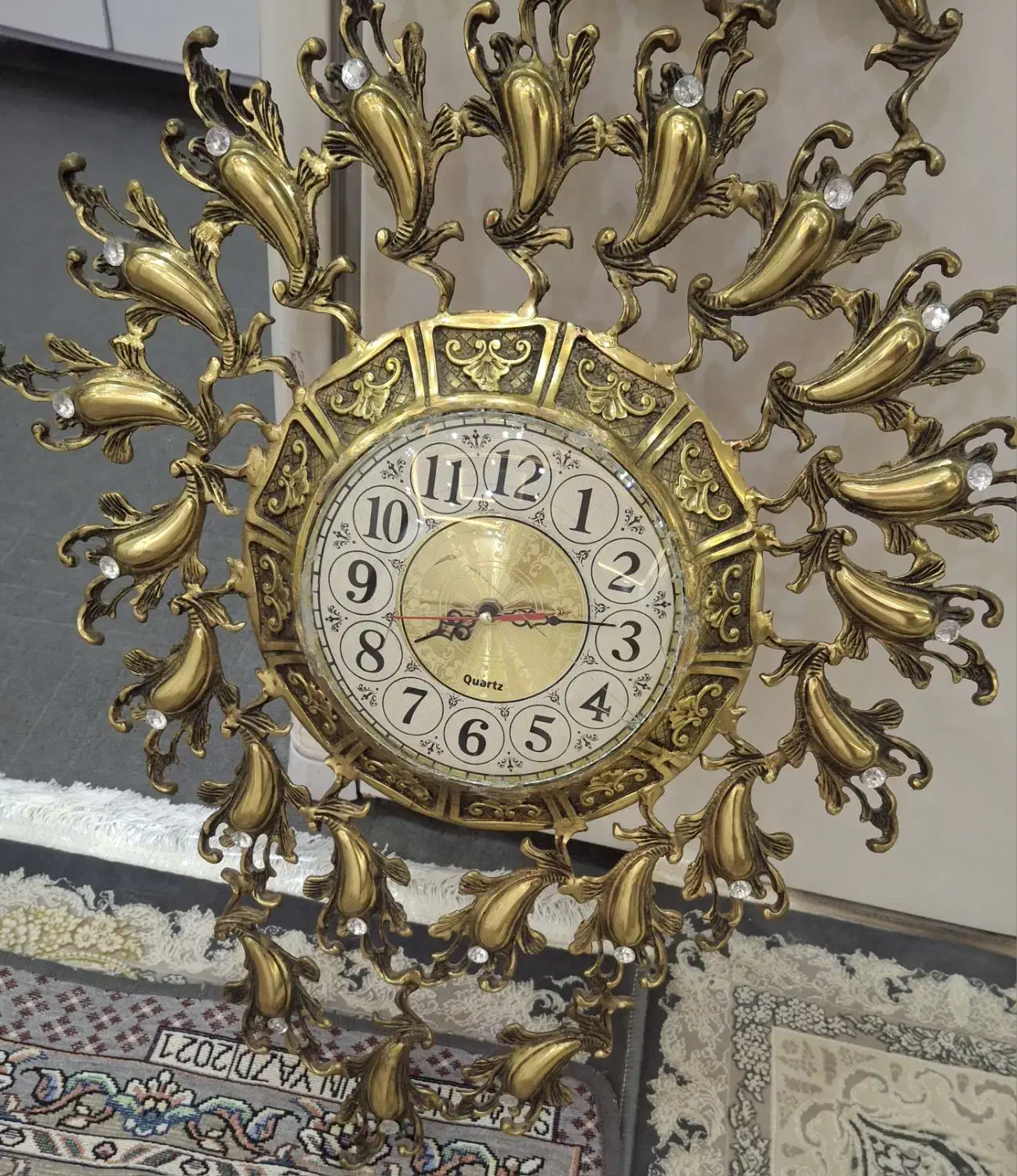 ساعت دیواری برنز|ساعت دیواری و تزئینی|تاکستان, |دیوار