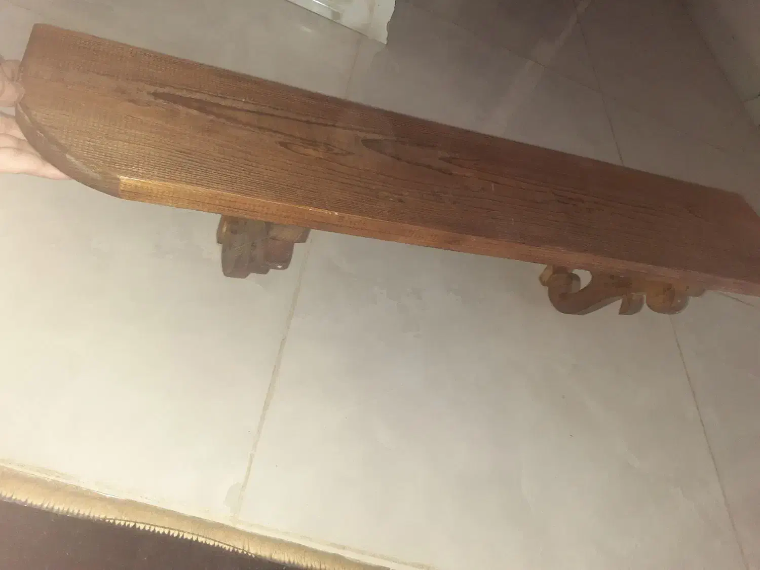 شلف چوبی|کتابخانه، شلف، قفسه‌های دیواری|آبیک, |دیوار