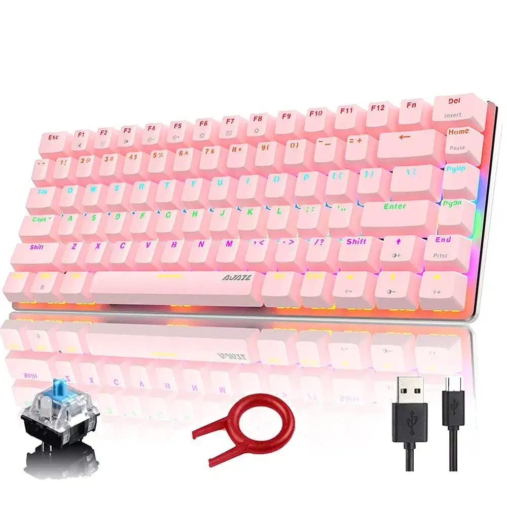 کیبورد گیمینگ آجز AK33 با سیم ۸۲ کلید RGB|قطعات و لوازم جانبی رایانه|اهواز, نادری|دیوار