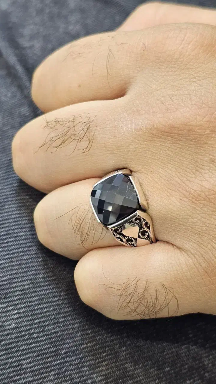 انگشتر مردانه نقره ترکیه|بدلیجات|شهرضا, |دیوار