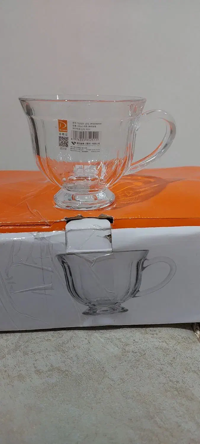 پک ۶عددی استکان پایه دار|ظروف سرو و پذیرایی|اهواز, رسالت|دیوار