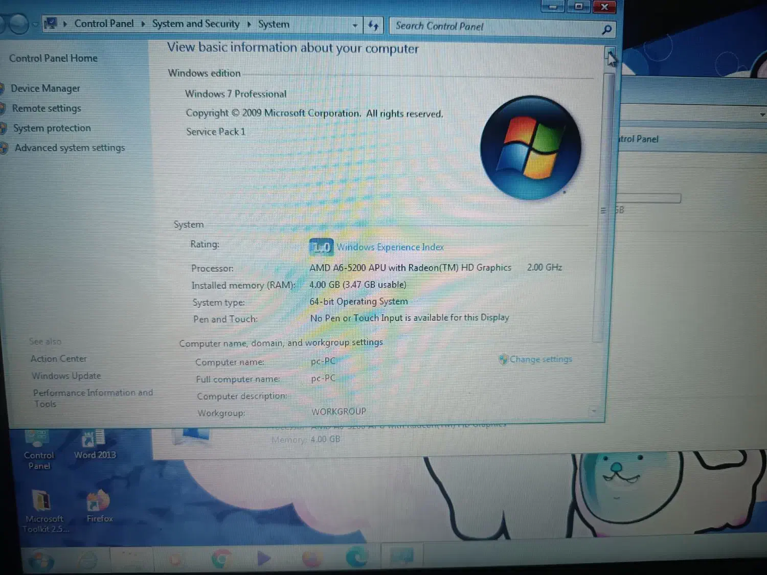لپ تاپ hp amd a6-5200|رایانه همراه|الشتر, |دیوار