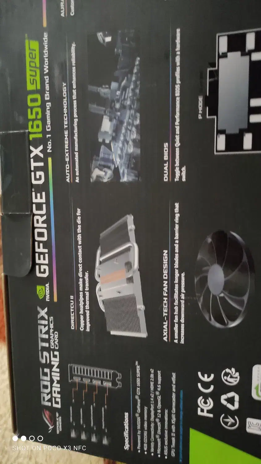 فروش کارت گرافیک گیمینگ وپاور ۵۵۰ وات|قطعات و لوازم جانبی رایانه|کرمان, |دیوار